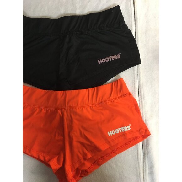 B75 Bundle of 2 Womens Hooters Rare Cheeky Shorts Both size Small - Picture 2 of 9